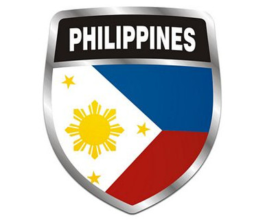 Philippines Crest Sticker NEW