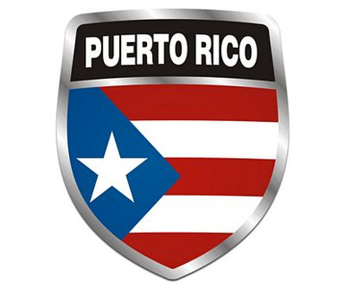 Puerto Rico Crest Sticker NEW