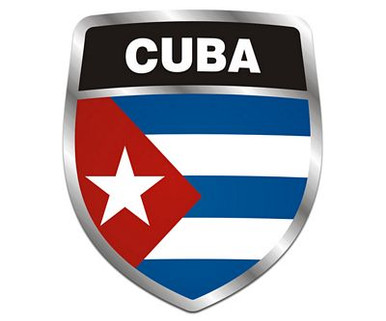 Cuba Crest Sticker NEW