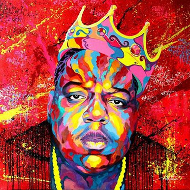 African Fine Art Biggie Sticker 8
