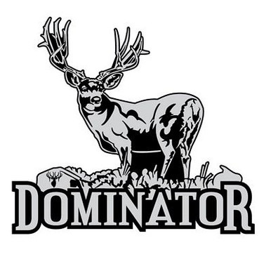 GRAY BLACK WHITE dominator sticker