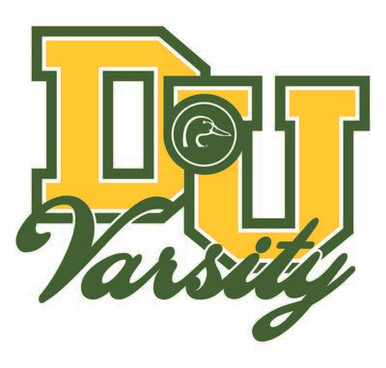 DU varsity sticker