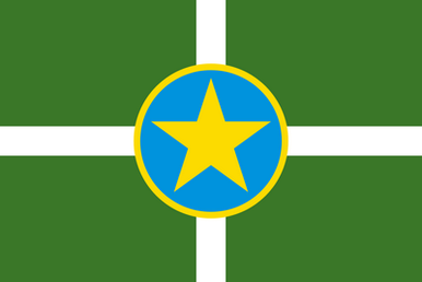 Mississippi Jackson City Flag Sticker