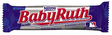 Baby Ruth chocolate bar sticker