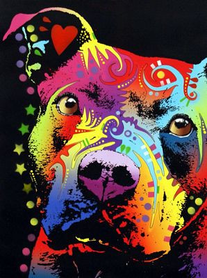 Pitbull Wall Art Vinyl Decal 3