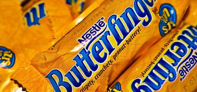 Butterfinger candy bar sticker