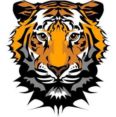 tiger wild animal sticker 5