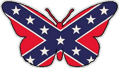 Butterfly Camo Sticker 1 - FLAG REBEL