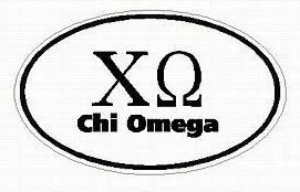 Chi Omega S16 OVAL W