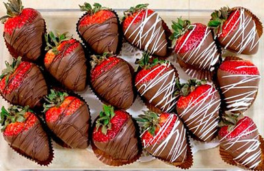 Chocolate Covered Strawberries sticker