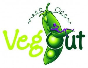 vegout logo sticker 2