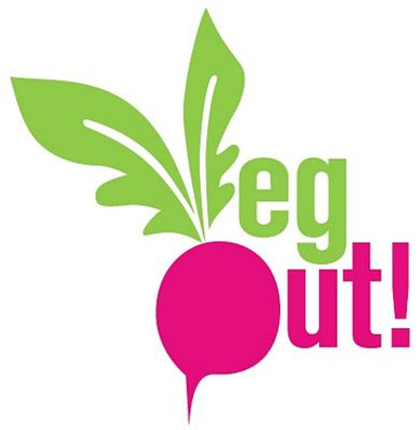 vegout logo sticker