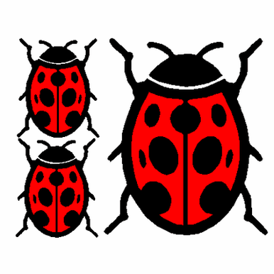 Ladybug Sticker Set 677