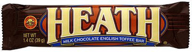 Heath bar package sticker