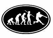 Evolution Sport Stickers BASEBALL - OVAL B