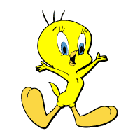 Tweety Bird Decal Color