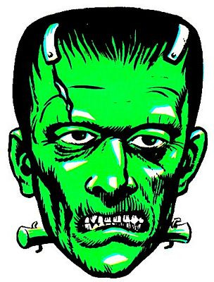 Frankenstein Color Decal