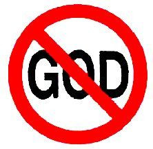 NO GOD free thinker sticker