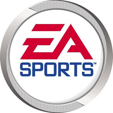 EA sports logo round sticker