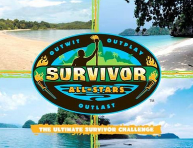 Survivor game show Logo sticker