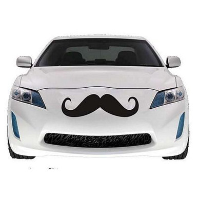mustache BMW car pic decal by urban decal
