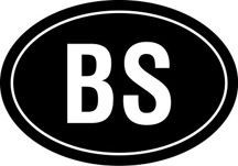 Bahamas Oval Decal