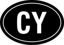 Cyprus Oval Decal