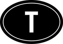 Thailand Oval Euro Sticker