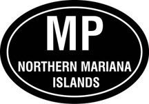 MP Oval Decal
