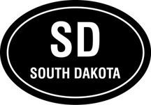 SD Oval Decal