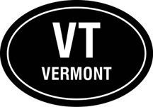 VT Oval Decal