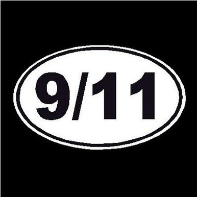 9-11 oval Decal