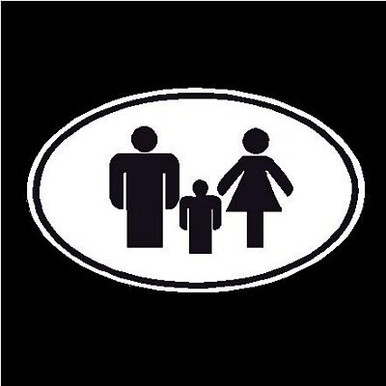 Family Oval Decal