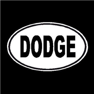 Dodge Oval Decal