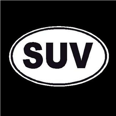 SUV Oval Decal