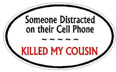 DISTRACTED DRIVER OVAL - Cousin - O
