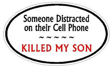 DISTRACTED DRIVER OVAL - Son - D