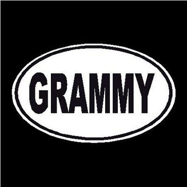 Grammy Oval Decal