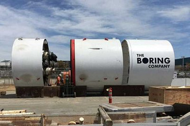 Boring company Elon Musk sticker