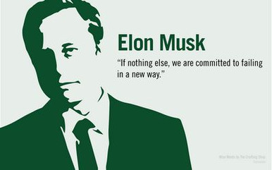 Elon Musk failing in a new way sticker