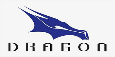 spacex dragon head capsule logo color sticker