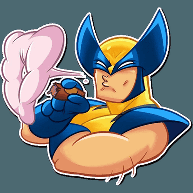 x-men wolverine sticker 2