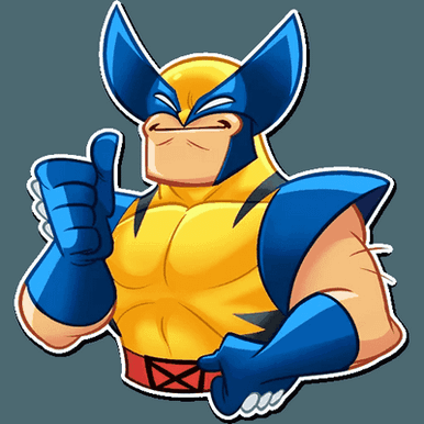x-men wolverine sticker 3