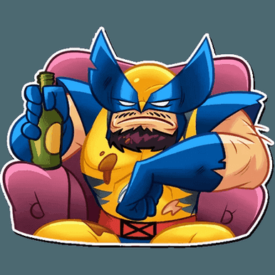 x-men wolverine sticker 4