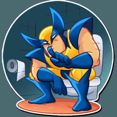 x-men wolverine sticker 12