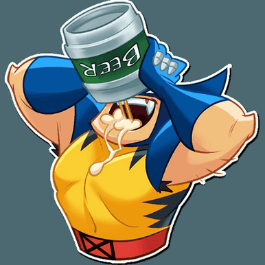 x-men wolverine sticker 24