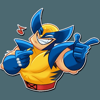 x-men wolverine sticker 25
