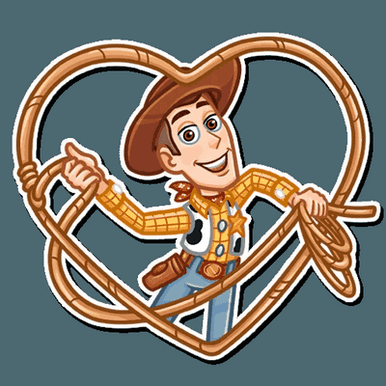 toy story woody funnt sticker 8