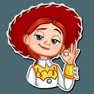 toy story woody funnt sticker 11