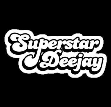 Superstar DJ music Sticker